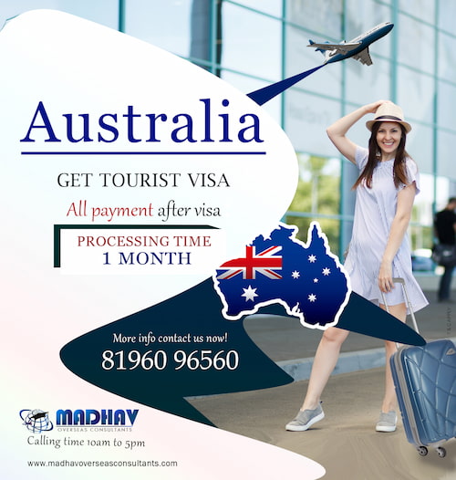 tourist visa for Australia Madhav Oversease jalandhar