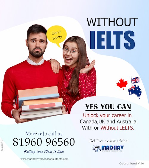 Study in canada get guranteed student visa call 810960 96560 - Madhav Oversease jalandhar