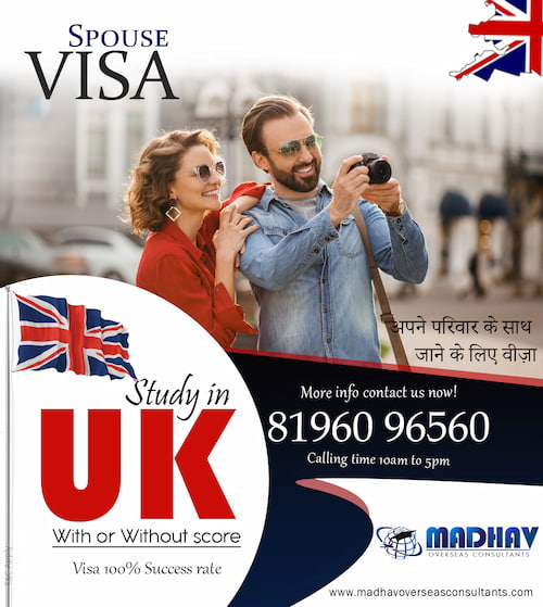 Apply UK Spoude visa Madhav Oversease jalandhar